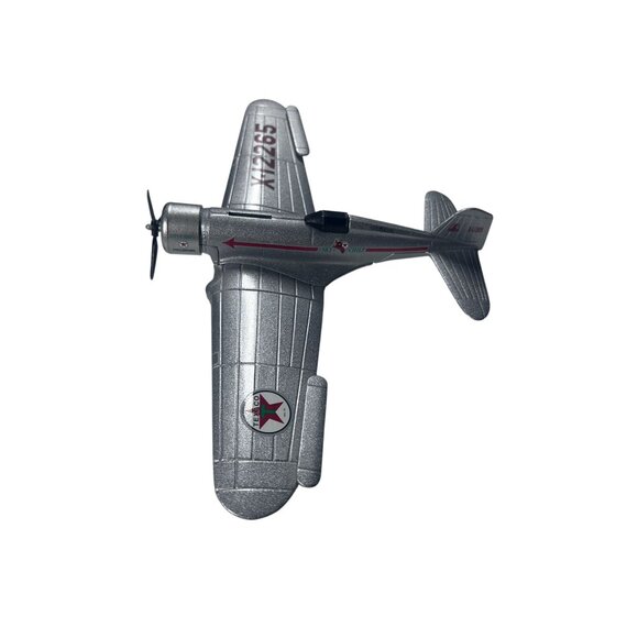 Texaco 1932 Northrop Airplane Wings Texaco Series 2 Collectible Die-Cast Silver - Picture 4 of 11
